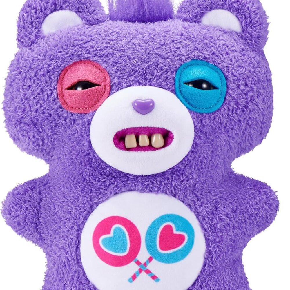 Fuggler Care Bears 9-Inch Plush Toy Share Bear (Purple) NEW IN BOX